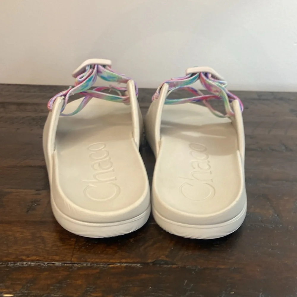 Chaco Chillos Slides Light Tie-Dye Kids Size 4